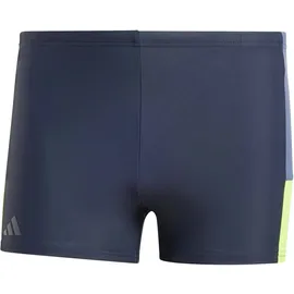 Adidas Colorblock Swim Boxer-Badehose Legend Ink / Preloved Ink / Lucid Lemon M/L