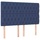 vidaXL Boxspringbett mit Matratze Blau 160x200 cm Stoff