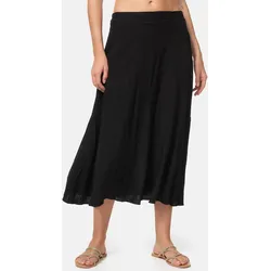 PM SELECTED Damen Leichter Sommer Leinenrock in 3/4 Länge mit Taschen in Einheitsgröße PM45