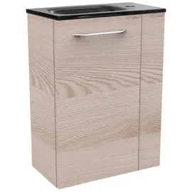 Fackelmann Waschbeckenunterschrank 44 x 60 x 24,3 cm Braun