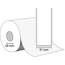 High Gloss Label OD (Inkjetpapier) weiß / permanent / endlos MKZ 11411