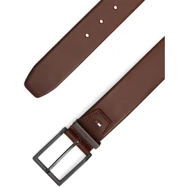 Tommy Hilfiger Herrengürtel Leder 4 cm braun 105