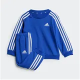 Adidas Essentials 3-Streifen Baby-Jogginganzug IZ4986 - semi lucid blue/white 92