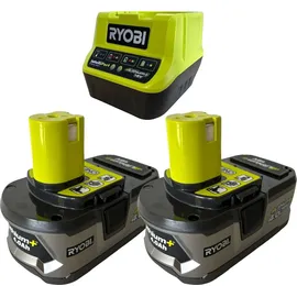 RYOBI RC18120-240 Batterie-kit-ladegerät 18V One+ 2x4,0 Ah