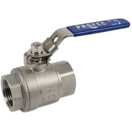 boni-shop Kugelhahn, Edelstahl 316, Wasserabsperrhahn, 1 1/4 Zoll Innengewinde, 64 bar