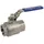 boni-shop Kugelhahn, Edelstahl 316, Wasserabsperrhahn, 1 1/4 Zoll Innengewinde, 64 bar