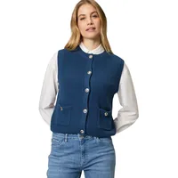 Zero Strickweste mit Knopfleiste Ensign Blue,38 | 38