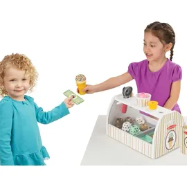 Melissa & Doug Eis Holzspielzeug ab 3 Jahre & Küchenzubehör Kinder Holz | Montessori Spielzeug ab 3 Jahre | Eisdiele für Rollenspiele mit Einkaufsladen | Kinderküche Kaufläden & Zubehör
