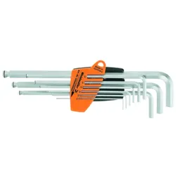 Weidmüller 9008850000, L-förmiger Inbusschlüssel-Satz, Metrisch, 9 Stück(e), Chr