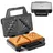 Lehmann Sandwichmaker XXL Extra große für 2 amerikanische Sandwiches, 1000W - Silber