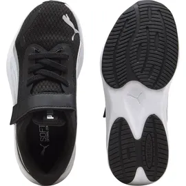 Puma Pounce Lite Ac+ Kids Black/White/Silver 29