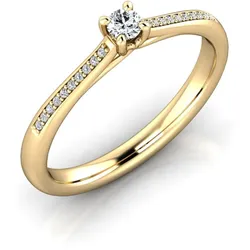 Verlobungsring VR21 585er Gelbgold - 2768