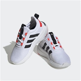 adidas Racer TR23 Kids Shoes-Low (Non Football), FTWR White/core Black/Bright red, 39 1/3 EU