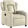 vidaXL Relaxsessel mit Liegefunktion Kunstleder 94,5 x 100 x 0 cm Creme