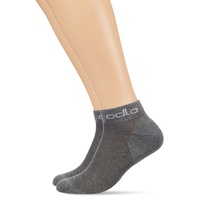 Odlo Unisex, kurze Socken ACTIVE, grey melange, 36-38
