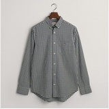 GANT Langarmhemd »Regular Fit Gingham Shirt Klassisches Hemd - Schwarz,Grau - XL