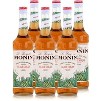 Monin Sirup Agave Sugar 700ml - Cocktails Milchshakes Kaffeesirup (6er Pack)