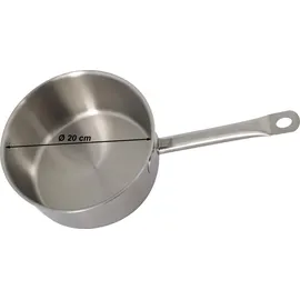 1102 Gastro Stielkasserolle 20 cm rund