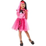 Rubies Draculaura Deluxe Kostüm für Mädchen, Kleid und Stirnband, offizielles Monster High Kostüm für Karneval, Weihnachten, Geburtstag, Party und Halloween Halloween