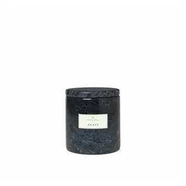 BLOMUS Marmor-Duftkerze FRABLE in Schwarz / 50 g
