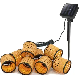 esotec Solar Deko-Lichterkette Samoa mit 8 Körbchen wetterfest outdoor 102800