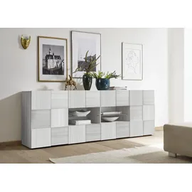 Home Affaire Dama 241 x 84 x 42 cm Grau / Weiß