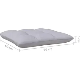 vidaXL Garten-Lounge-Set 6-tlg. grau Kiefer