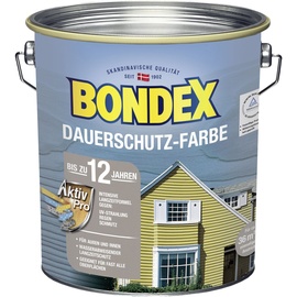 Bondex Dauerschutz-Farbe 4 l schneeweiß seidenglänzend