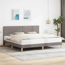 vidaXL Bettgestell 180 x 200 cm Taupe