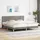 vidaXL Bettgestell 180 x 200 cm Taupe