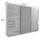 Premium Living Schwebetürenschrank Saigon 270 x 208 x 0 cm Braun