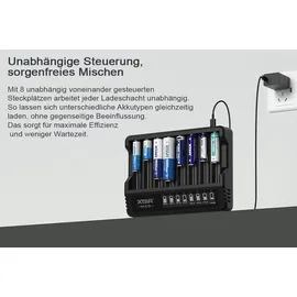 XTAR L8 Ladegerät