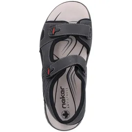 Rieker Trekkingsandalen Herren Schwarz 45