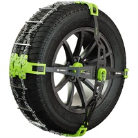Veriga T-S30 TRACTIVA SPORT Laufflächen Schneeketten Satz (1 Paar= 2 Stück) automatische Spannung & komfortable Montage für PKW & Elektrofahrzeuge