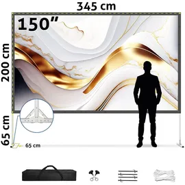eSmart Professional MIMOBI Faltrahmen Leinwand 332 x 187 cm (150") 16:9