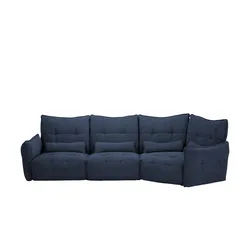 Ecksofa  Jeaneva ¦ blau ¦ Maße (cm): B: 379 H: 101 T: 151