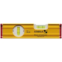 Stabila Wasserwaage 20 cm, 2 Libellen