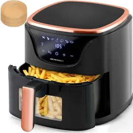 Berdsen Heißluftfritteuse BD-652 schwarz/gold