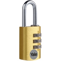 Yale YE3CB/20/121/1/GO Vorhängeschloss 20 mm Gold Zahlenschloss