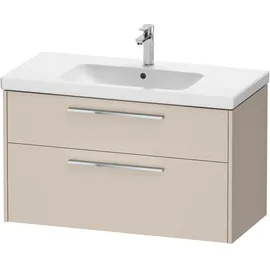 Duravit Waschtischunterschrank 2 Auszüge 98,4 x 55,5 x 46 cm Taupe Matt