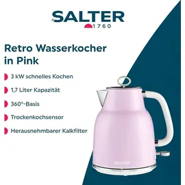 SALTER Retro 1,7 l Pink