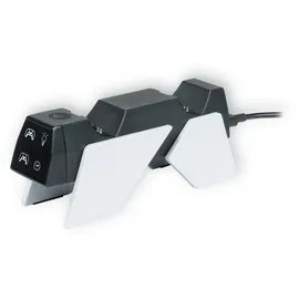 Nacon Dual Charger V4 Ladestation Schwarz/Weiß für PS5