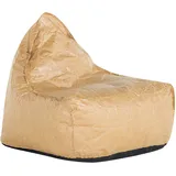 Beliani Sitzsack DROP Goldbraun