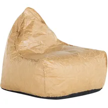 Beliani Sitzsack DROP Goldbraun