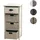 Mendler HWC-K84 Kommode 83x40x29cm braun