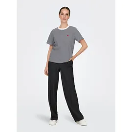 Jdy JDYPISA S/S PRINT TOP JRS NOOS Weiß S
