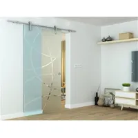 Glaszentrum Hagen - Glasschiebetür Schiebetür 2050x775x8 Mm Glastür Zimmertür, Zirkula, Esg