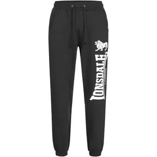 Lonsdale Herren Jogginghose schmale Passform OCKLE, Black 5XXL, 113659