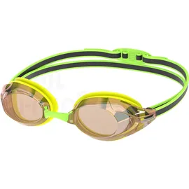 Speedo Vanquisher 3.0 verspiegelte Schwimmbrille gelb Einheitsgröße