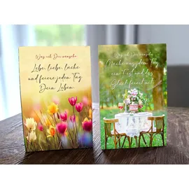 LUMA Aufstellkarte Was ich Dir wünsche... DIN B6 Schrift, 1 St.